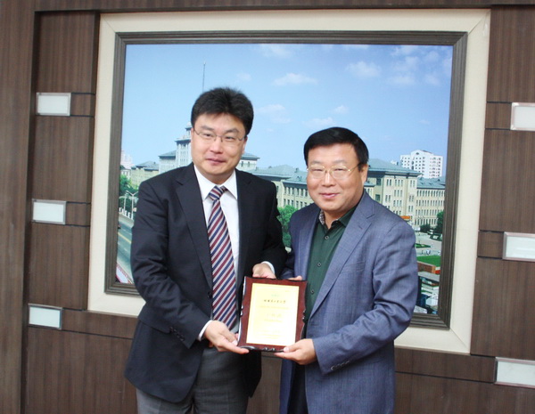 北京建工集团副总经理丁传波校友受聘我校兼职